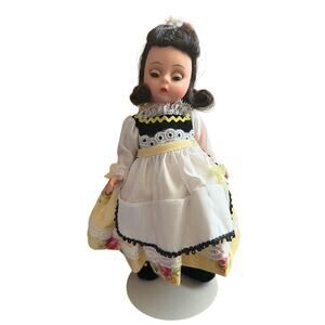 Vintage Madame Alexander France Doll Friends of the World Collection 8” w/ stand